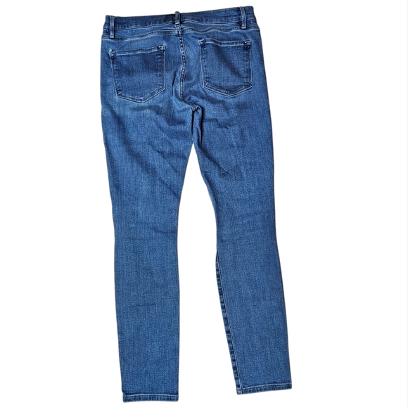Frame Le Skinny De Jeanne Distressed Ripped Knee Denim Jeans size 29 - Picture 2 of 8